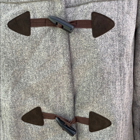 Old Navy Grey Duffel Coat, Heavy Warm Coat, Winter Duffel Coat, Long Coat - Picture 5 of 16